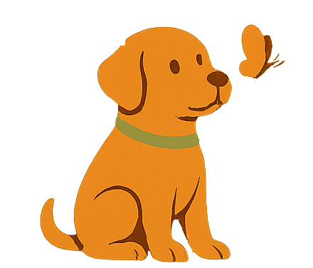 labrador retriever focus illustration